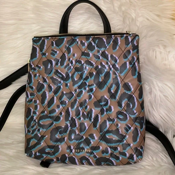 Baker Akija Ted Baker Quilted Bow Leather Backpack Ted Baker  display picture 1